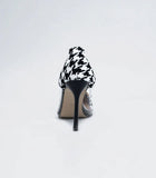 HOUNDSTOOTH -BLACK