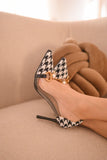 HOUNDSTOOTH -BLACK