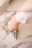 HOUNDSTOOTH -BLACK